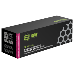 -/ Картридж лазерный Cactus CS-CF413X CF413X пурпурный (5000стр.) для HP HP CLJ Pro M452dn/M452dw/M477f