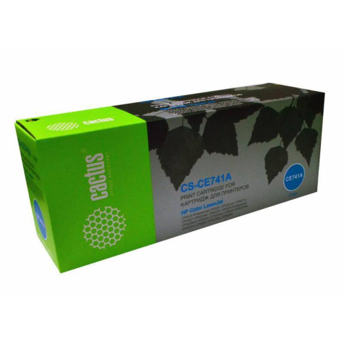-/ Картридж лазерный Cactus CS-CE741A CE741A голубой (7300стр.) для HP CLJ CP5220/CP5221