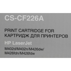 -/ Картридж лазерный Cactus CS-CF226A CF226A черный (3100стр.) для HP LJ M402d/M402n/M426dw/M426fdn/M42