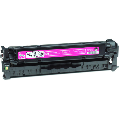 Тонер-картридж/ HP Color LaserJet CC533A Magenta Print Cartridge