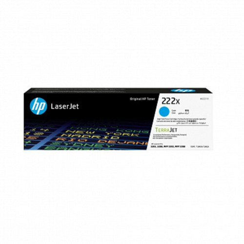 Тонер-картридж/ HP 222X High Yield Cyan Original LaserJet Toner Cartridge [W2221X]
