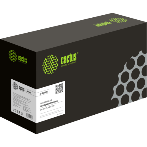 -/ Картридж лазерный Cactus CS-SP250EM 407545 пурпурный (1600стр.) для Ricoh Aficio SP C261SFNw