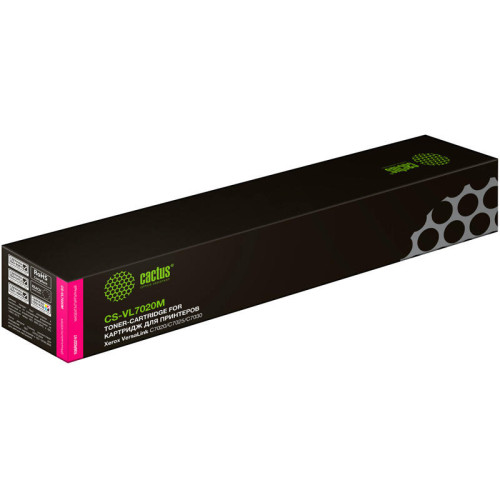 -/ Картридж лазерный Cactus CS-VL7020M 106R03747 пурпурный (16500стр.) для Xerox VersaLink C7020/C7025/