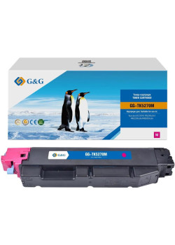 Тонер-картридж G&G GG-TK-5270M TK5270M пурпурный, 6000 стр., для Kyocera ECOSYS P6230cdn/M6230cidn/M6630cidn