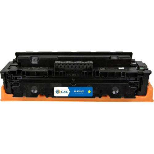 Тонер-картридж G&G GG-W2032X 415X желтый, 6000 стр., для HP LaserJet M454/MFP M479