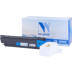 -/ Тонер-картридж NVP NV-TK-590 Cyan для Kyocera FS-C5250DN/ C2026MFP/ C2026MFP+/ C2126MFP/ C2126MFP+/ C2526MFP/ C2626MFP/ Ecosys P6026cdn (5000k)