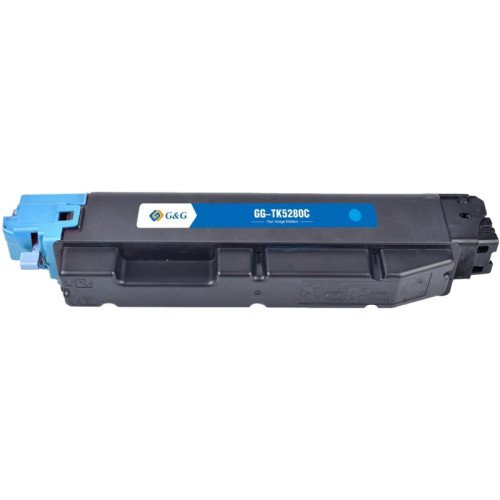 Картридж лазерный G&G GG-TK5280C TK5280C голубой (11000стр.) для Kyocera ECOSYS P6235cdn/M6235cidn/M6635cidn