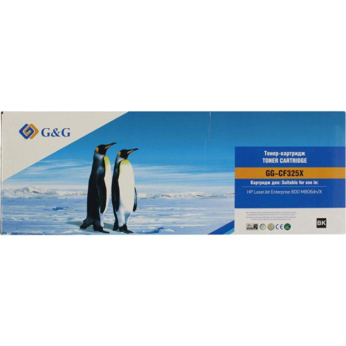 Тонер-картридж G&G GG-CF325X CF325X черный, 34500 стр., для HP LaserJet Enterprise 800 M806dn/X