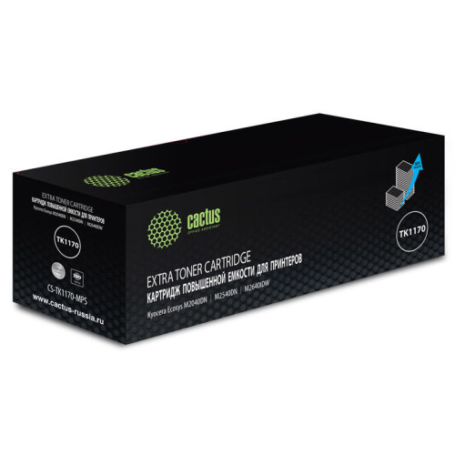 -/ Картридж лазерный Cactus CS-TK1170-MPS TK-1170 черный (12000стр.) для Kyocera Ecosys M2040dn/ M2540dn/M2640idw
