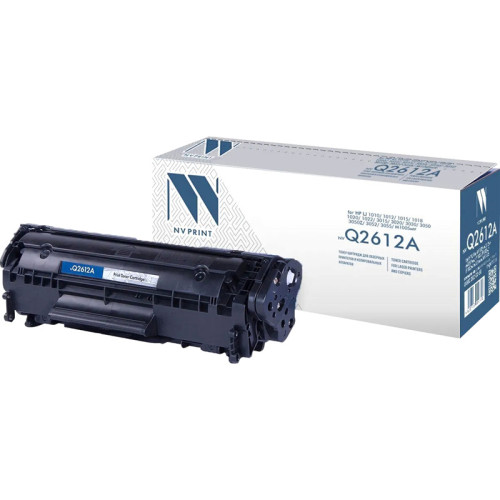 -/ Тонер-картридж NVP NV-Q2612A для HP LaserJet 1010/ 1012/ 1015/ 1018/ 1020/ 1022/ 3015/ 3020/ 3030/ 3050/ 3050Z/ 3052/ 3055/ M1005mfp (2000k)