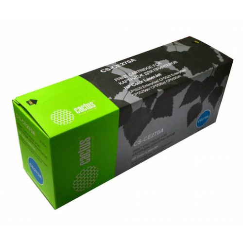 -/ Картридж лазерный Cactus CS-CE270A CE270A черный (13000стр.) для HP LJ Ent CP5525
