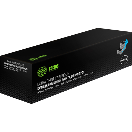 -/ Картридж лазерный Cactus CSP-W1106-MPS черный (5000стр.) для HP Laser 107a/107r/107w/135a MFP/135r M