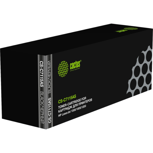 -/ Картридж лазерный Cactus CS-C7115AS C7115A черный (2500стр.) для HP LJ 1000/1005/1200 -/ Картридж лазерный Cactus CS-C7115AS C7115A черный (2500стр.) для HP LJ 1000/1005/1200