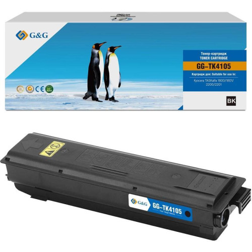 Тонер-картридж G&G GG-TK4105 TK-4105 черный, 15000 стр., для Kyocera TASKalfa 1800/1801/2200/2201