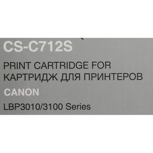 -/ Картридж лазерный Cactus CS-C712S 712 черный (1500стр.) для Canon LBP-3010/3020