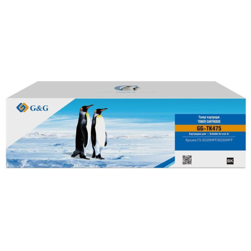 Тонер-картридж G&G GG-TK475 черный, 15000 стр., для Kyocera FS-6025/B/6030