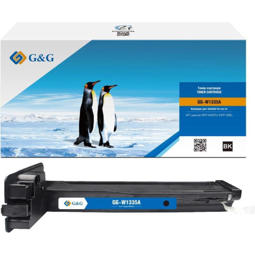Тонер-картридж G&G GG-W1335A W1335A черный, 7400 стр., для HP LaserJet MFP M437n/MFP 438n