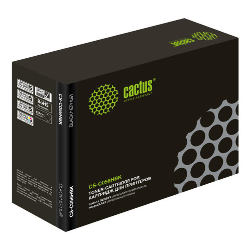 -/ Картридж лазерный Cactus CS-C056HBK 056 H черный (21000стр.) для Canon imageCLASS LBP320 Series/540