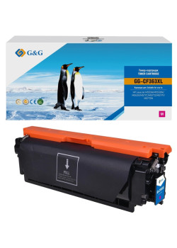 Картридж лазерный G&G GG-CF363XL пурпурный (18000стр.) для HP CLJ M552dn/M553N/M553DN/M553X/M577C/M577Z/M577F/M577DN с чипом