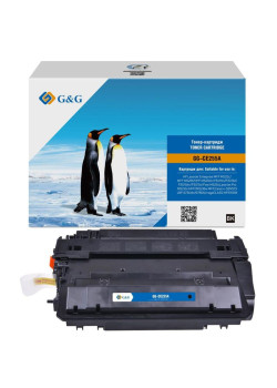 Тонер-картридж G&G GG-CE255A черный, 6000 стр., для HP LaserJet Enterprise MFP M525c/P3015n/LaserJet Pro M521dn MFP/M521dw MFP