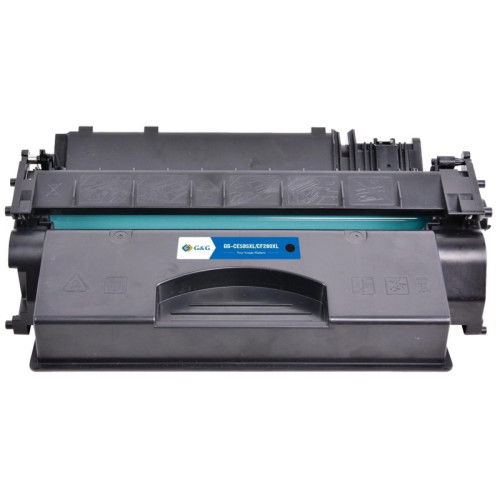 Картридж лазерный G&G GG-CE505XL/CF280XL CE505X/CF280X черный (13000стр.) для HP LaserJet P2055d/P2055dn/P2055x; LaserJet Pro 400 M401/M401a/M401n/M401d/M401dn/M401dne/M401dw/MFP M425/MFP M425dn/MFP M425dw с чипом