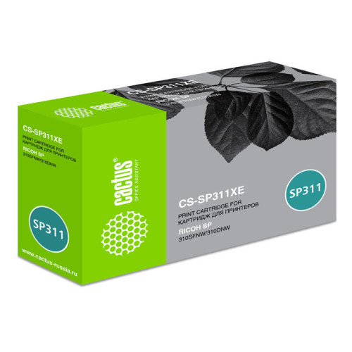 -/ Картридж лазерный Cactus CS-SP311XE 821242 черный (6400стр.) для Ricoh SP 311DN/311DNw/325DNw
