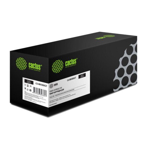 -/ Картридж лазерный Cactus CS-MX500GT черный (40000стр.) для Sharp MX-M282/M283/M362/M363/M452/M453