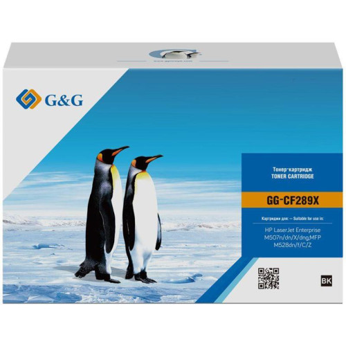 Тонер-картридж G&G GG-CF289X черный, 10000 стр., для HP LaserJet M507/MFP M528