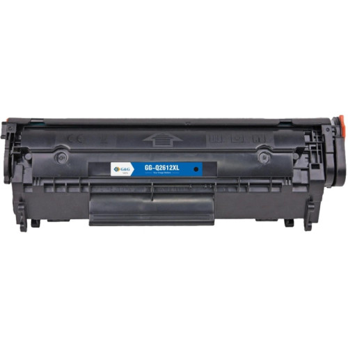 Картридж лазерный G&G GG-Q2612XL черный (6000стр.) для HP LJ 1010/1012/1015/1018/1020/1022/1022n/1022nw/3015/3020 без чипа