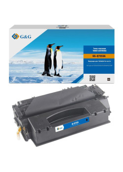 Тонер-картридж G&G GG-Q7553A черный, 3000 стр., для HP LaserJet P2010/P2014/P2015/M2727nf MFP/M2727nfs MFP/LBP-3310/3370