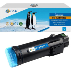 Картридж лазерный G&G GG-106R03485 106R03477/106R03485 голубой (2400стр.) для Xerox Phaser 6510DN/WC 6515DN