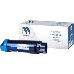 -/ Тонер-картридж NVP NV-106R03693 Cyan для Xerox Phaser 6510/WorkCentre 6515 (4300k)