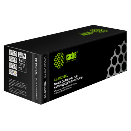-/ Картридж лазерный Cactus CS-CF218XL CF218X черный (6000стр.) для HP LJ Pro M104a/M104W/ MFP M132snw/