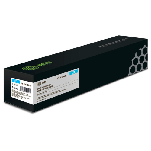 -/ Картридж лазерный Cactus CS-PH7800C 106R01570 голубой (17200стр.) для Xerox Phaser 7800