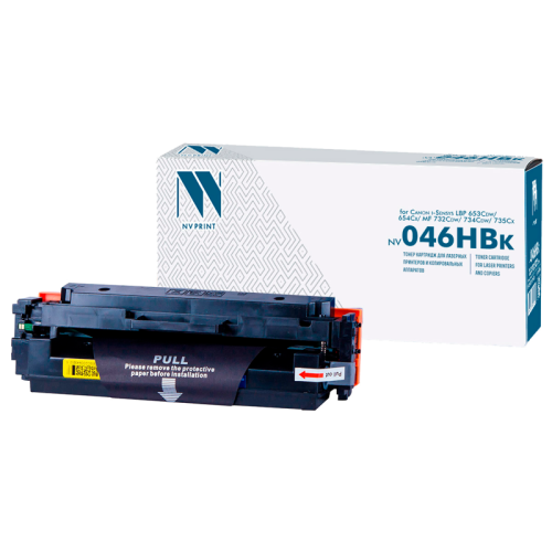 -/ Тонер-картридж NVP NV-046H Black для Canon i-Sensys LBP 653Cdw/ 654Cx/ MF 732Cdw/ 734Cdw/ 735Cx (6300k)
