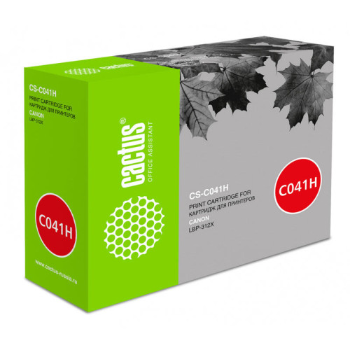 -/ Картридж лазерный Cactus CS-C041H 041H черный (20000стр.) для Canon LBP 312x