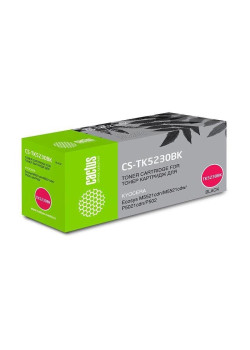 Картридж лазерный Cactus CS-TK5230BK TK-5230BK черный (2600стр.) для Kyocera Ecosys M5521cdn/M5521cdw/P5021cdn/P5021cdw