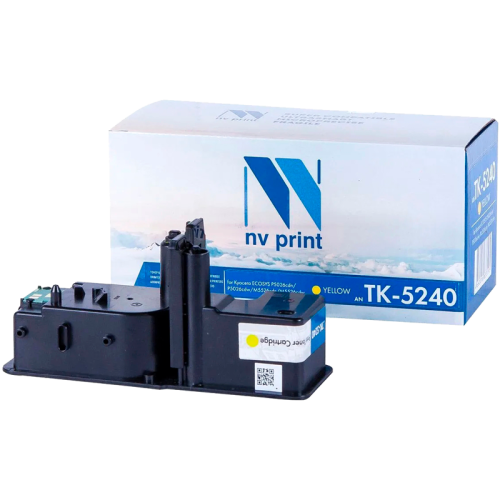 -/ Тонер-картридж NVP NV-TK-5240 Yellow для Kyocera Ecosys P5026cdn/P5026cdw/M5526cdn/M5526cdw (3000k)
