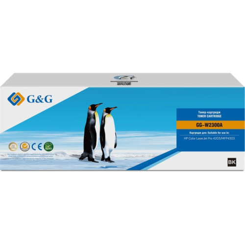 Картридж лазерный G&G GG-W2300A W2300A черный (2000стр.) для HP Col LJ Pro 4203/MFP 4303
