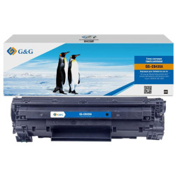 Тонер-картридж G&G GG-CB436A черный, 2000 стр., для HP LaserJet P1505/M1120/M1522