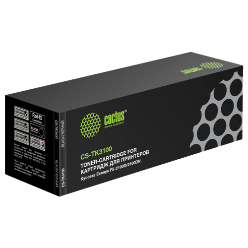 Картридж лазерный Cactus CS-TK3100 TK-3100 черный (12500стр.) для Kyocera Ecosys FS-2100D/2100DN