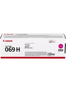 Тонер-картридж Canon 069HM пурпурный, 5500 стр., для Canon MF752Cdw/754Cdw/LBP673Cdw