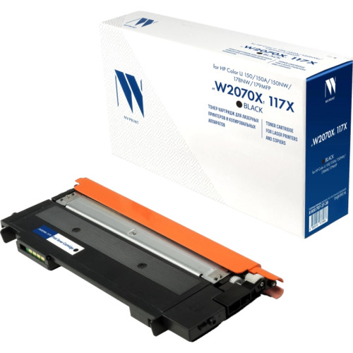 -/ Картридж NVP NV-W2070XT 117X Black для HP Color LJ 150/150A/150NW/178NW/179MFP (1500k)