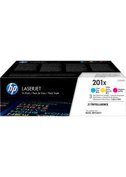 Тонер-картридж набор из 3 шт/ HP 201X 3-pack High Yield Cyan/Magenta/Yellow Original LaserJet Toner Cartridges