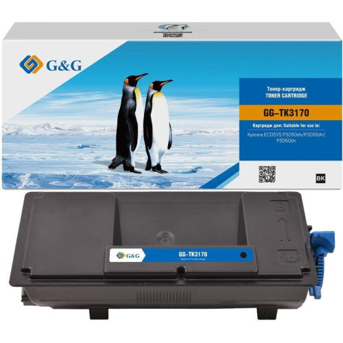 Тонер-картридж G&G GG-TK3170 черный, 15500 стр., для Kyocera ECOSYS P3050dn/P3055dn/P3060dn