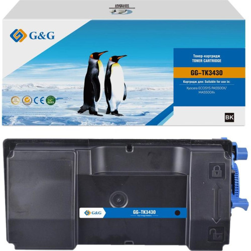 Тонер-картридж G&G GG-TK3430 TK-3430 черный, 25000 стр., для Kyocera ECOSYS PA5500X/MA5500ifx