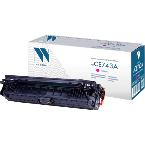 -/ Тонер-картридж NVP NV-CE743A Magenta для HP Color LaserJet CP5225/ CP5225n/ CP5225dn (7300k)