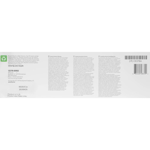 Тонер-картридж/ HP LaserJet CE278A Black Print Cartridge