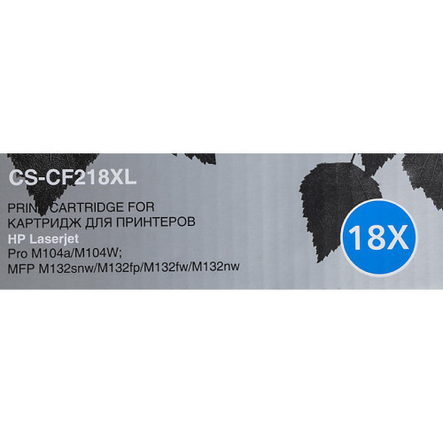 -/ Картридж лазерный Cactus CS-CF218XL CF218X черный (6000стр.) для HP LJ Pro M104a/M104W/ MFP M132snw/