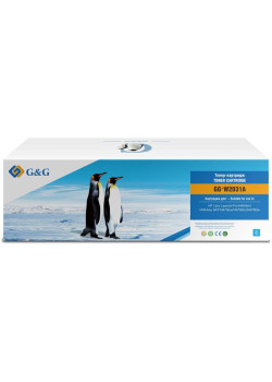 Тонер-картридж G&G GG-W2031A 415A голубой, 2100 стр., для HP LaserJet M454/MFP M479